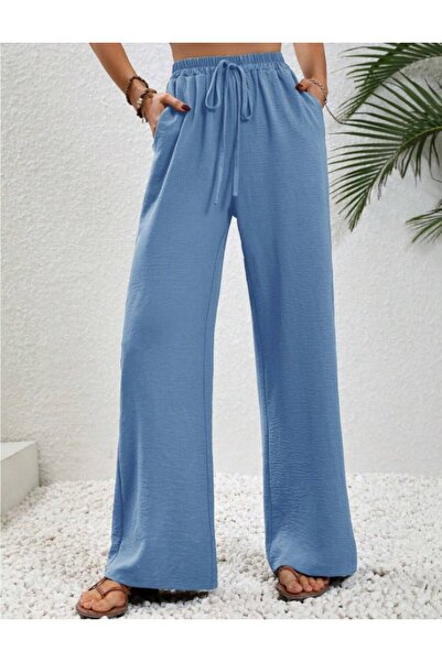 The Champ Clothing Women's Elastic Waist Comfortable Fit Aerobin Fabric Women's Trousers