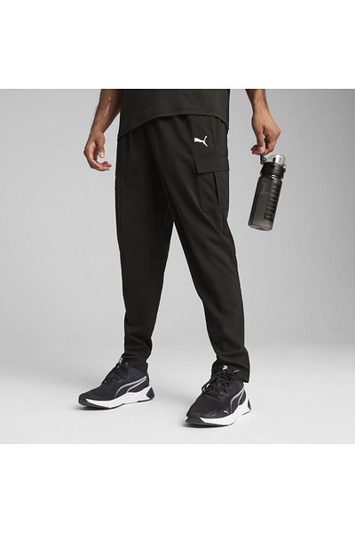 Puma Ανδρικό μαύρο φούτερ Tad Tech Woven Cargo