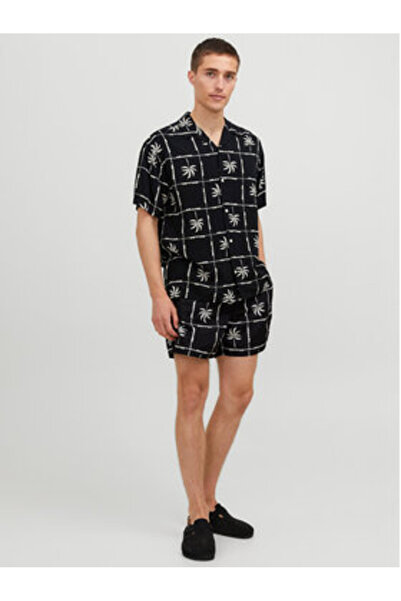 Jack & Jones Cămașă bărbătească Jack Jones 12255727 Negru