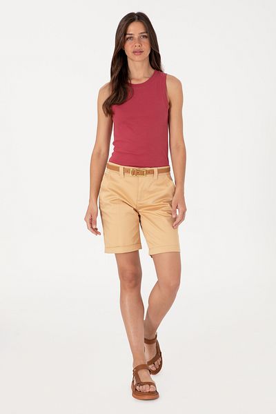 U.S. Polo Assn. Γυναικείο σορτς Camel Woven 50299160-VR015