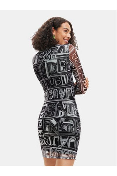 Desigual Women's Casual Dress 23SWVK23 Gray