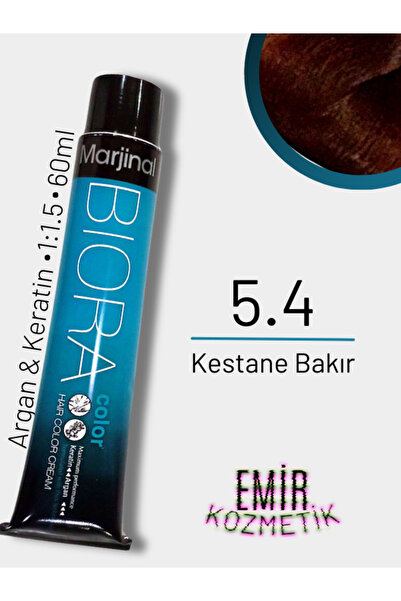 Marjinal Biora Saç Boyası - 5.4 Kestane Bakır