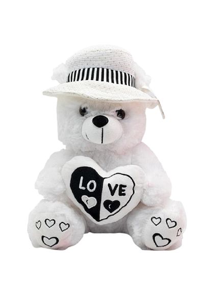 rexa Love Message Printed Stuffed Teddy Bear