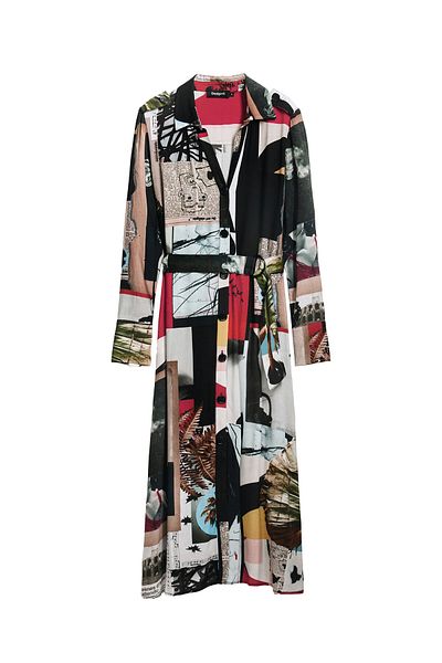 Desigual Women's Shirt Dress 25SWVW45 Colorful