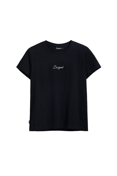 Desigual Women's T-Shirt 25SWTK15 Black