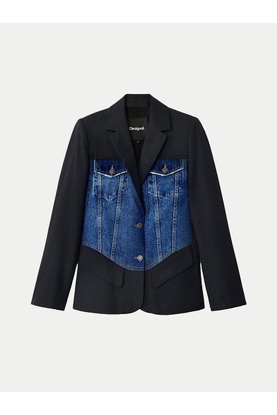 Desigual Women's Blazer 24WWEW94 Black