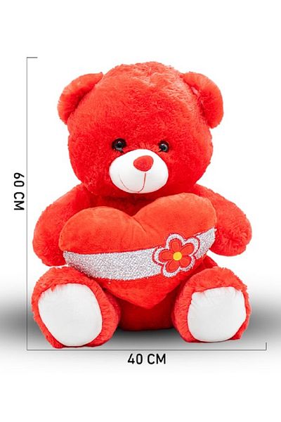 rexa Heart Caring Teddy Bear Red *60 X 45 Cm