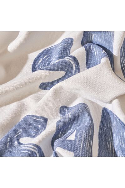 Bella Maison Marine Printed Cotton Beach Towel White (90X150 cm)