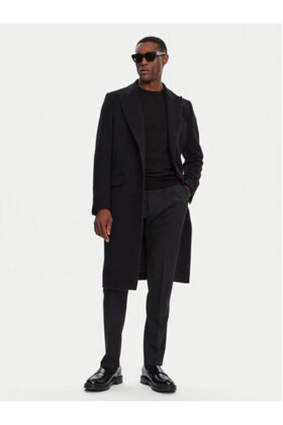 Dolce&Gabbana Dolce & Gabbana Palton de lână pentru bărbați G036IT HUMJ2 Negru