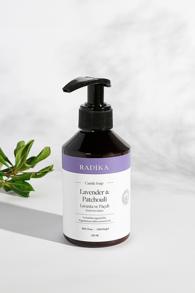 Radika Aromaterapi صابون اللافندر الطبيعي والباتشولي القشتالي