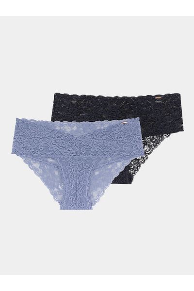 DORINA Women's Set of 2 pairs of classic briefs D000291LA080 Navy blue, blue