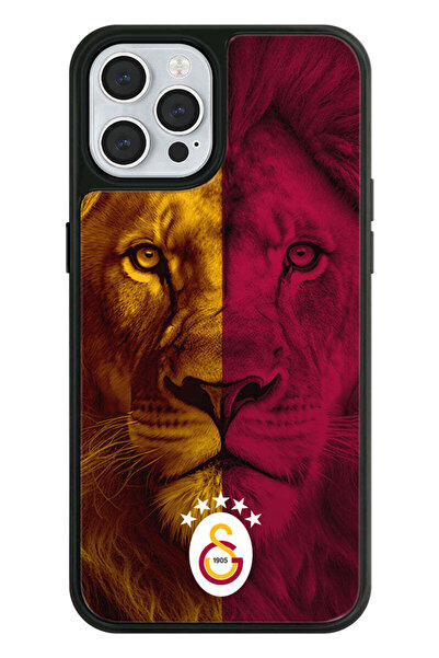 Galatasaray iPhone 12 Uyumlu Galatasaray 5 Yıldız Parçalı Aslan Lisanslı Tele...