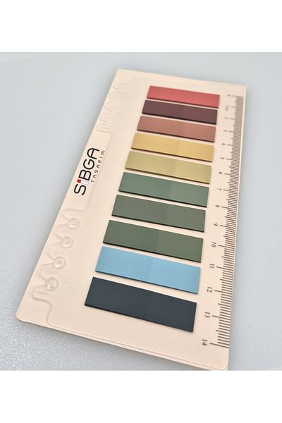sibga tasarım Transparent Colored Postit Post-it Post It.Bookmark Bookmark Postit Sticker Note Paper 200 Sheets