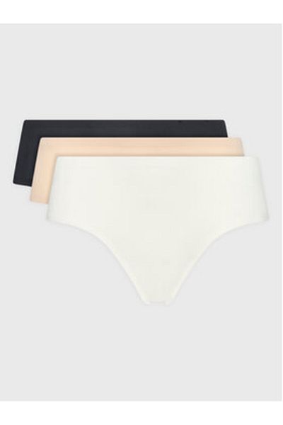 DORINA Women's Set of 3 pairs of classic briefs D001690MI033 Beige, White, Black