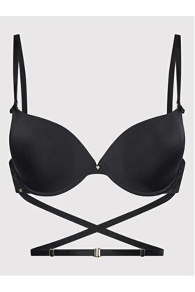 Selmark Sutien push-up pentru femei 10514 negru