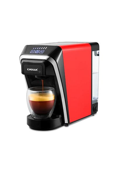 CHULUX Capsule Coffee Machine Compatible with Nespresso Capsules 1400W High Power 800ml Capacity