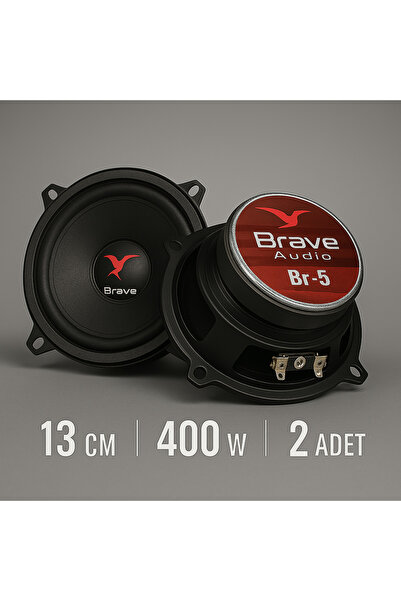 Brave Br-5 13cm Midrange Hoparlör Takımı 400w 60rms 2 Adet