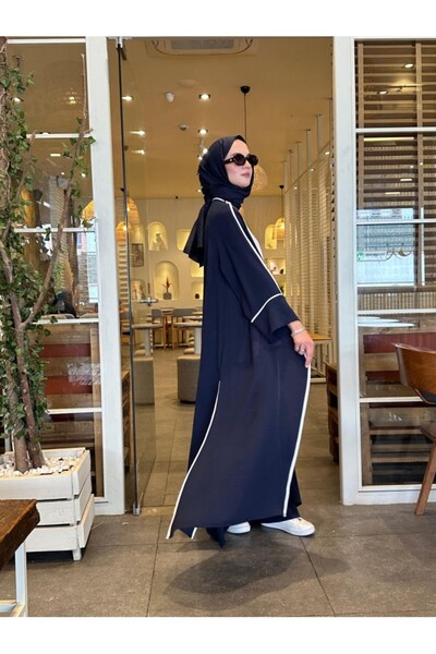 NS Moda Hijab Dream Suit Navy Blue Model-540
