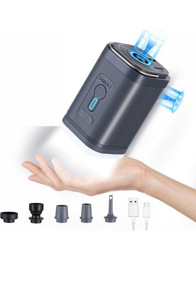 X TORBO مضخة هواء كهربائية للنفخ، مضخة تفريغ صغيرة محمولة