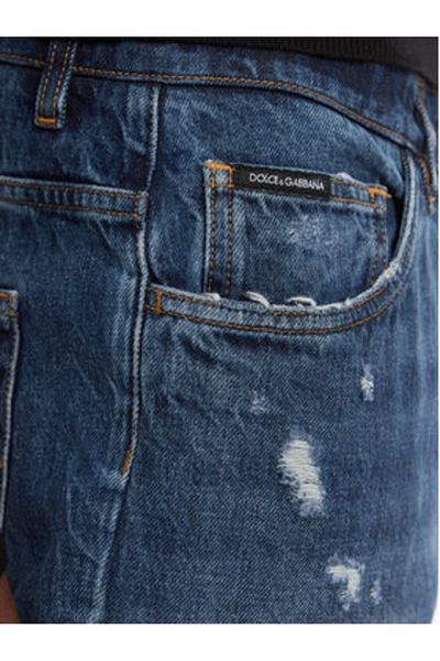 Dolce&Gabbana Blugi bărbați dolce gabbana GYJDAZ G8KE9 bleumarin