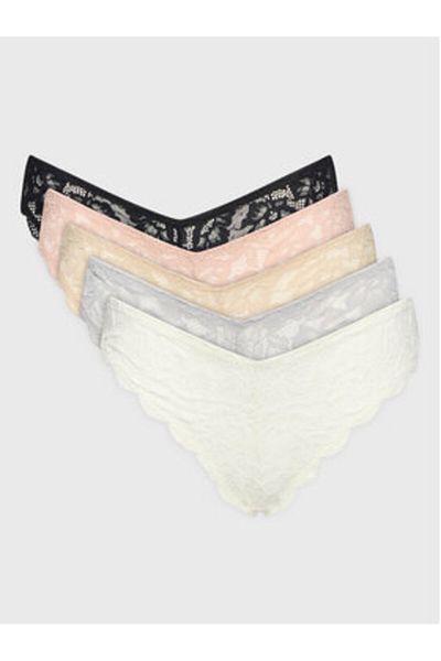 DORINA Women's Set of 5 pairs of classic briefs D001685LA084 Colorful