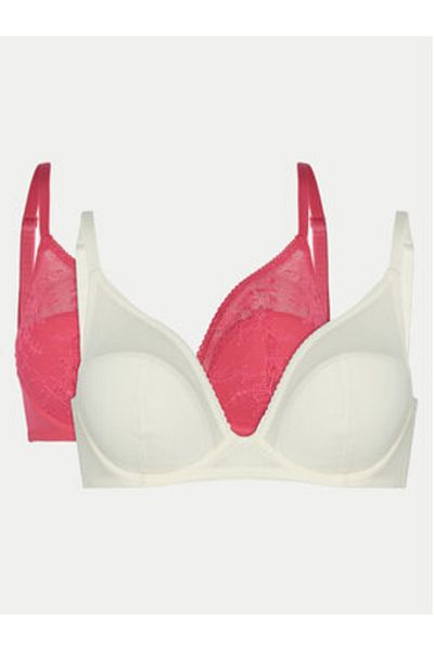 DORINA Women's Set of 2 bras FXPG0001LA176 White, Pink