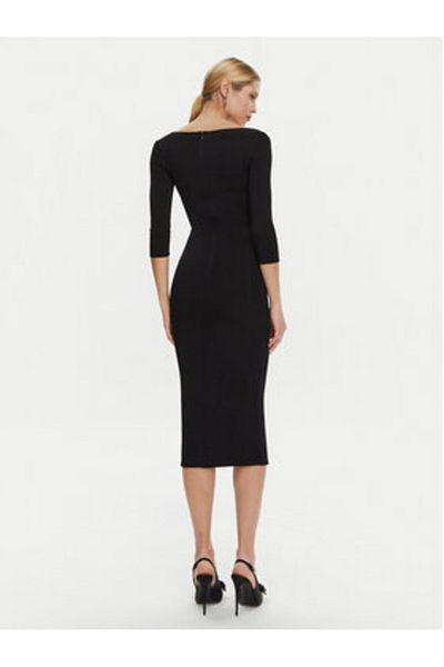 Dolce&Gabbana Dolce & Gabbana Rochie tricotată pentru femei FXS20T JFMEV Negru