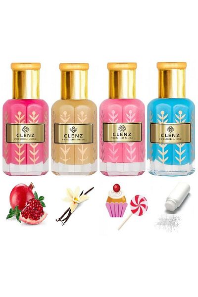 clenz Pack of 4 Premium Musk - 4x6ml