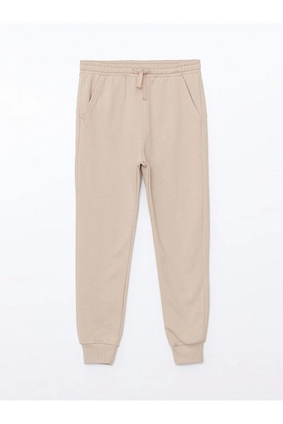 LC Waikiki Φούτερ LCW Kids Beige ελαστική μέση για αγόρι Jogger
