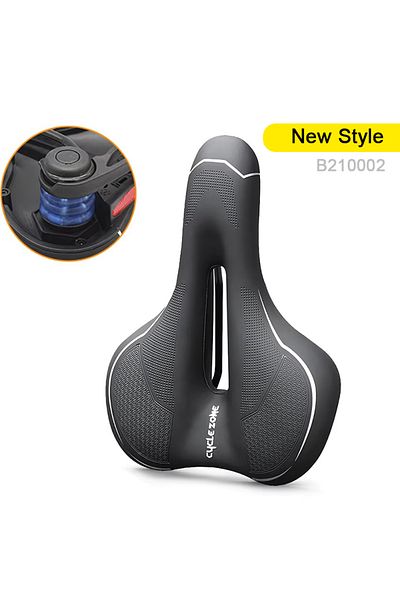 Choice B210002-01 Hollow Breathable Bicycle Saddle Men Women MTB Road Bike Saddle Shock Absorbing Comfortab