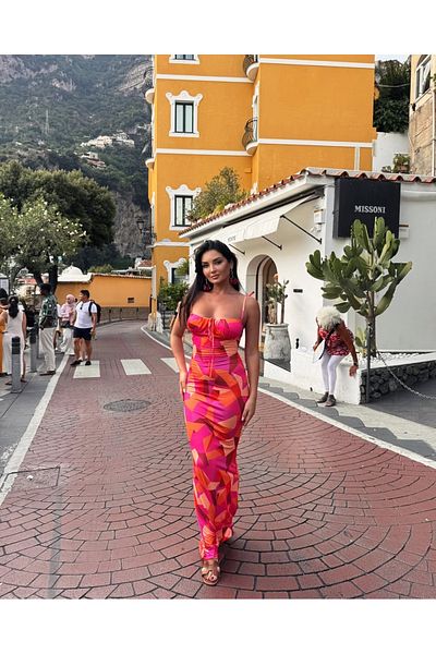 MAYHOŞ BUTİK Women's Long Dress