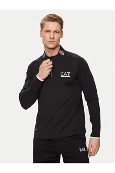 EA7 Emporio Armani Ανδρικό μακρυμάνικο 3DPT03 PJMLZ Μαύρο