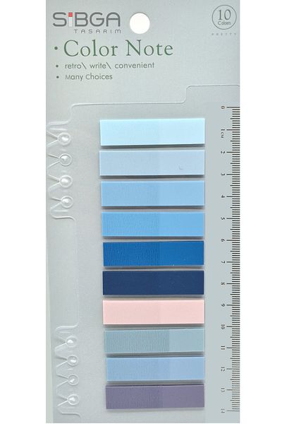 sibga tasarım Transparent Colored Postit Post-it Post It.Bookmark Bookmark Postit Sticker Note Paper 200 Sheets