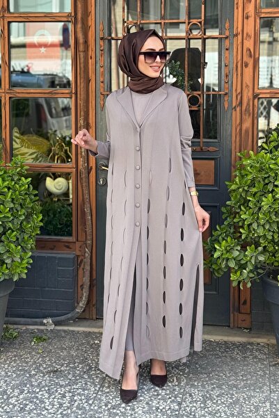 MISS DALIDA MİSS DALİDA Hırka T25Y-9007 Vizon