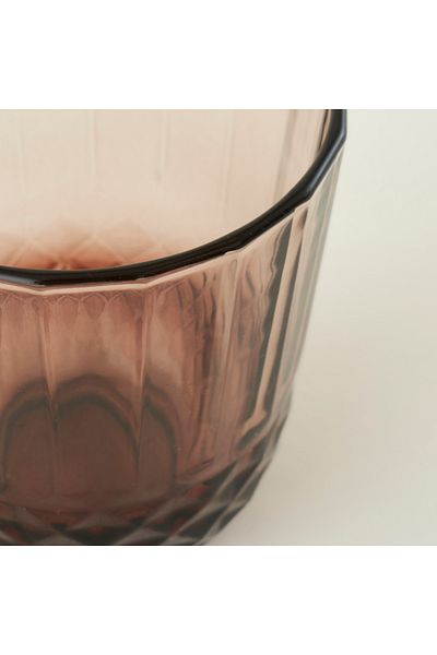 Bella Maison Colore Cutting Glasses 6 Pcs Brown (320 Cc)