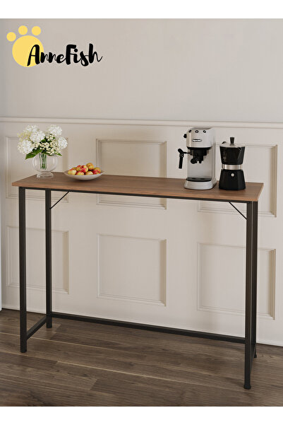 AnneFish 100*30*80cm Console Table Entryway Sofa Table Entrance Table Kitchen Bar Display Table Storage Shelf