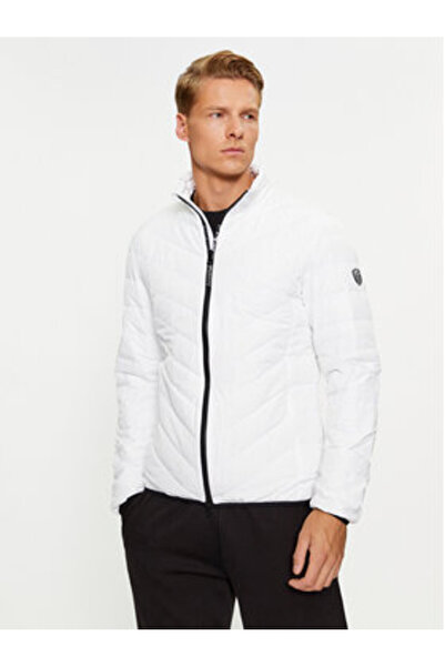 EA7 Emporio Armani Geacă de puf bărbătească albă EA7 EMPORIO ARMANI-8NPB13 PN...