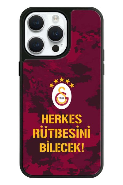 Galatasaray حافظة هاتف مرخصة من Galatasaray 5 نجوم متوافقة مع iPhone 15 Pro Max