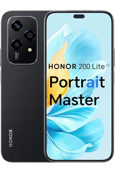 HONOR 200 Lite, 5G Dual SIM, 8GB RAM + 256GB ROM, 6,7” Anti-Drop AMOLED Display, 108MP Triple Rear