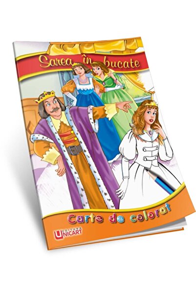 Editura Unicart Carte de colorat - Sarea in bucate