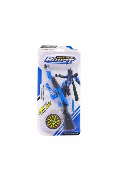 LiderGlobal Blue Gun Transforming into a Robot