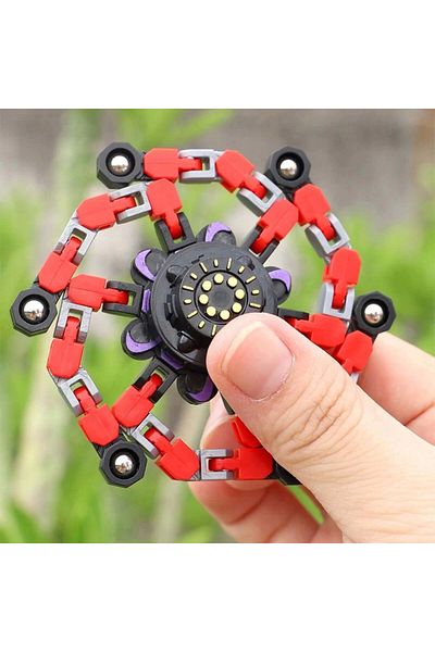 storeks Red Stress Wheel Transforming into Robot