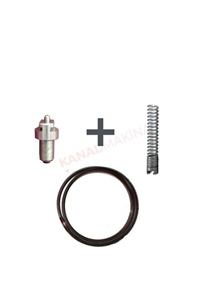 Kanal Makina Kanal Açma Seti (16 Mm Yay + Matkap Ucu + 1 Adet Başlık) set