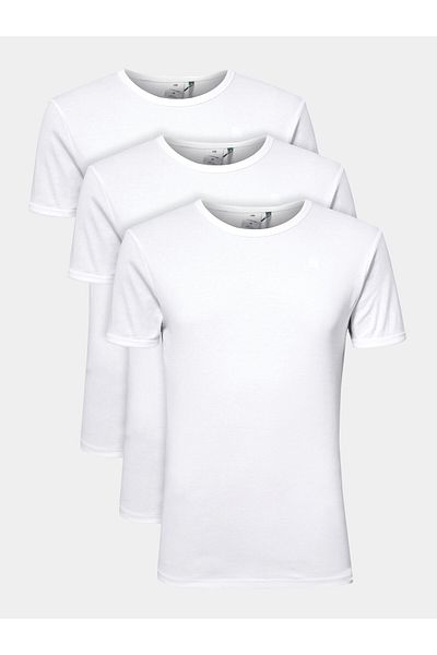 G-STAR RAW G-Star Raw Set de 2 tricouri pentru bărbați D07205-124 Alb