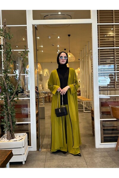 NS Moda Hijab Dream Suit Oil Green Model-540