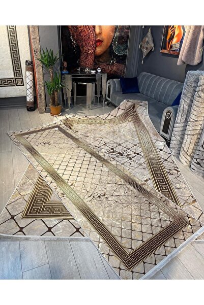 Aldora Makinede Yıkanabilir Leke Tutmaz Dijital Baskılı Yıkanabilir Kaymaz Ta...