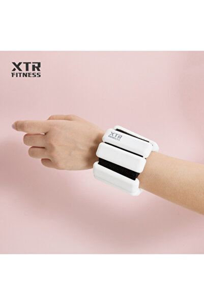 XTR Fitness Professional Adjustable Wrist Weight for Hand and Foot Black 1 kg X 2 Pcs