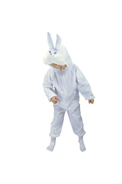 Findit Costume for Children Rabbit White Color 2-3 Years 80 cm (2818)