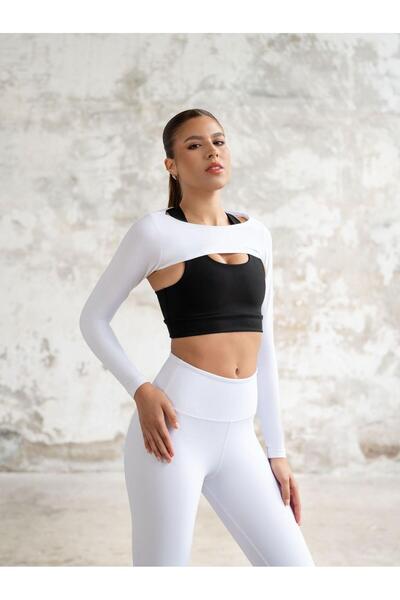 Bugasy Kadın Beyaz Bolero