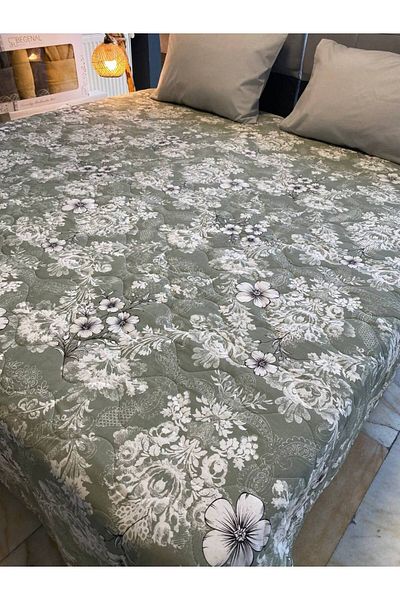 Sudemhome Double Quilted King Size Cotton Bedspread Set